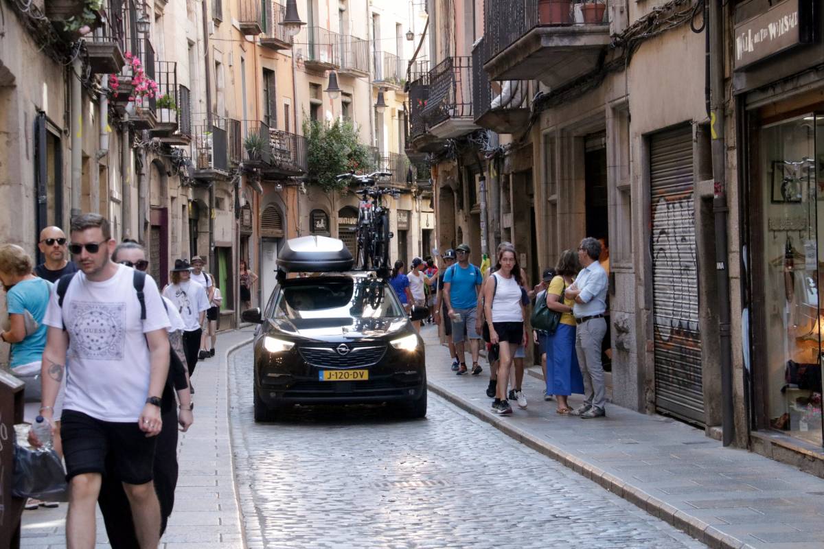 Google modifica les rutes amb GPS que portaven els cotxes a creuar el Barri Vell de Girona