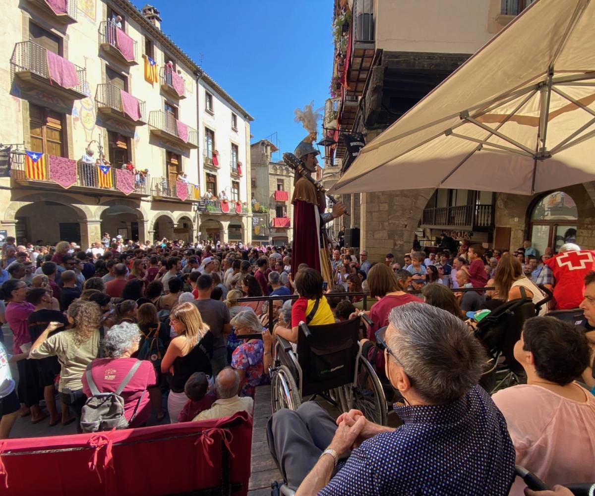 S’obre la reserva d’espai als ballets de la Festa Major solsonina per a persones amb mobilitat reduïda