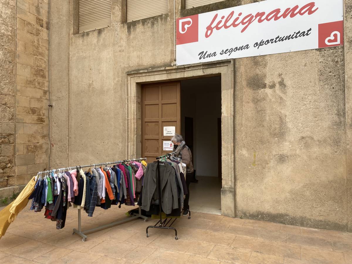 Càritas de l'Espluga de Francolí deixa la Sala Parroquial per risc d'esfondrament