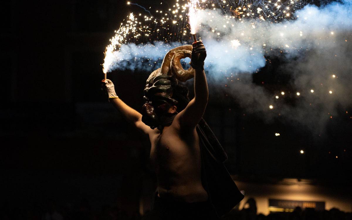 La Moscada i Correfoc infantil de la Festa Major de Manresa 2025 en imatges