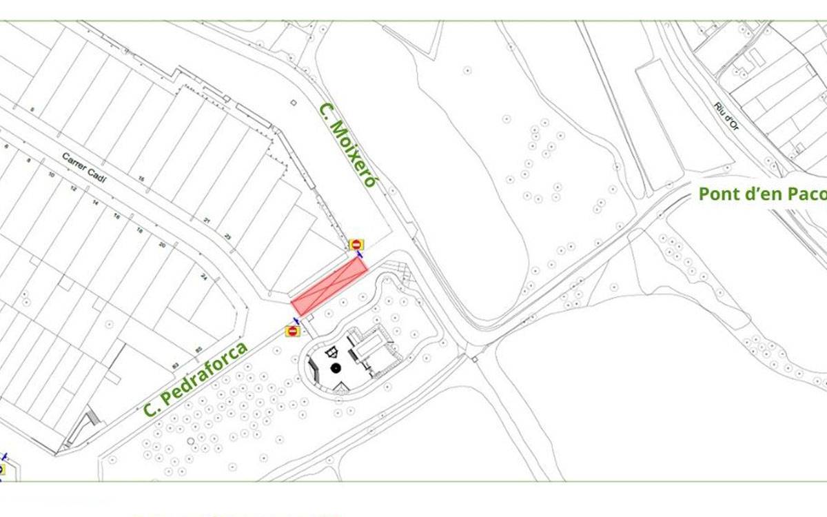 Obres d'un pas de vianants elevat alteraran la circulació al carrer Pedraforca de Sant Fruitós