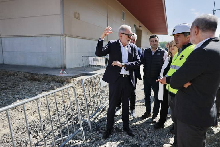El nou pavelló 5 de la Fira comença a prendre forma