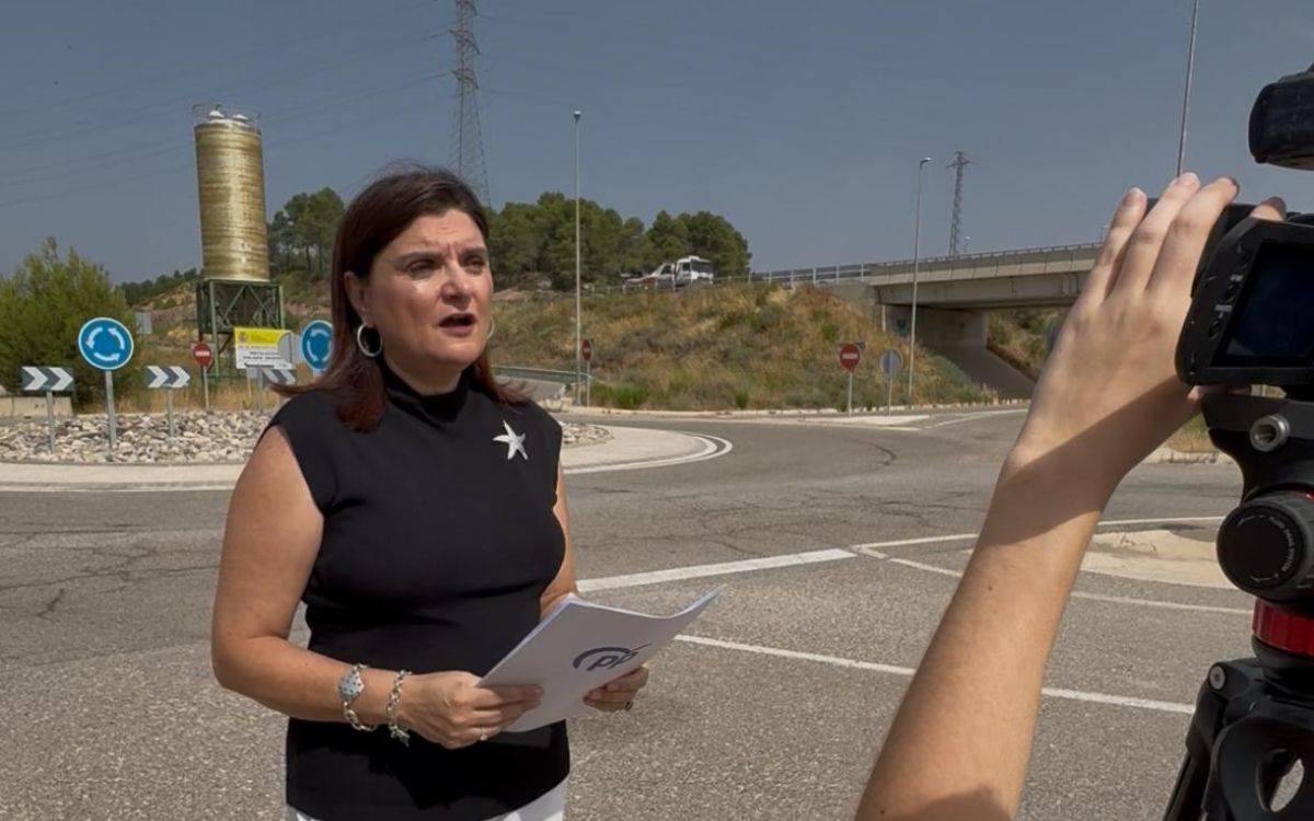 La diputada Elisa Vedrina ha reclamat al govern espanyol la construcció de l'enllaç de l'AP-2 a Vimbodí. - PP Tarragona