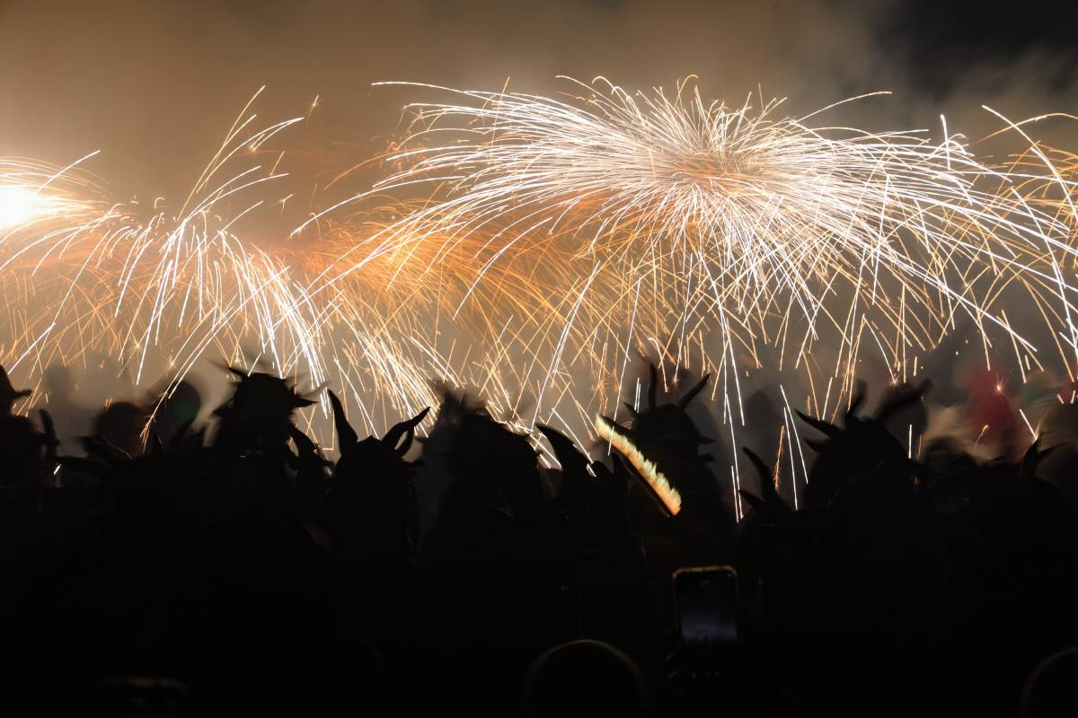 Un dels correfocs de la Festa Major del 2024 - Víctor Castillo Un dels correfocs de la Festa Major del 2024