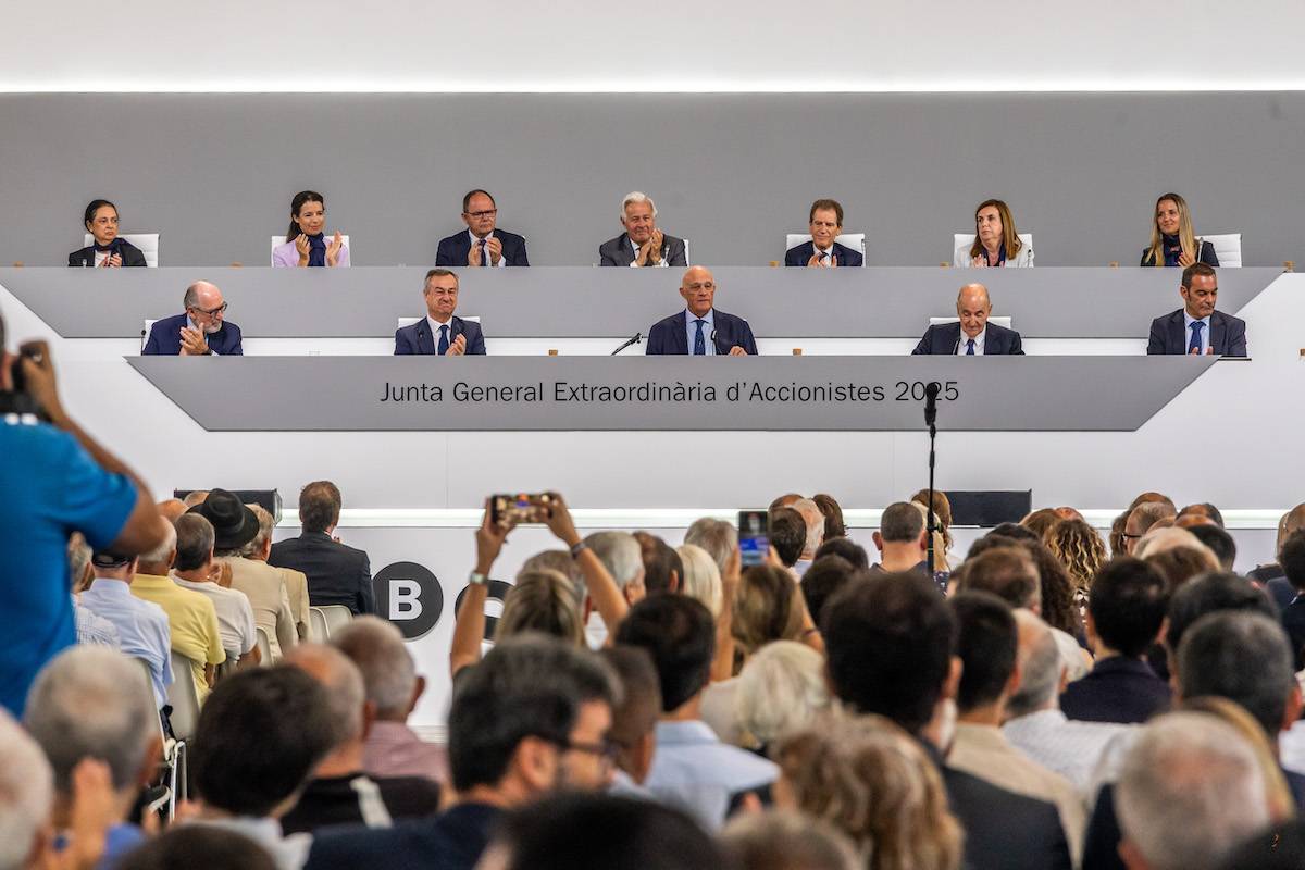 Junta d'accionistes de Banc Sabadell del passat 6 d'agost a Fira Sabadell - Juanma Peláez