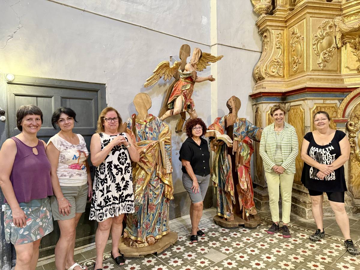 Imatge de les escultures recuperades - ACN