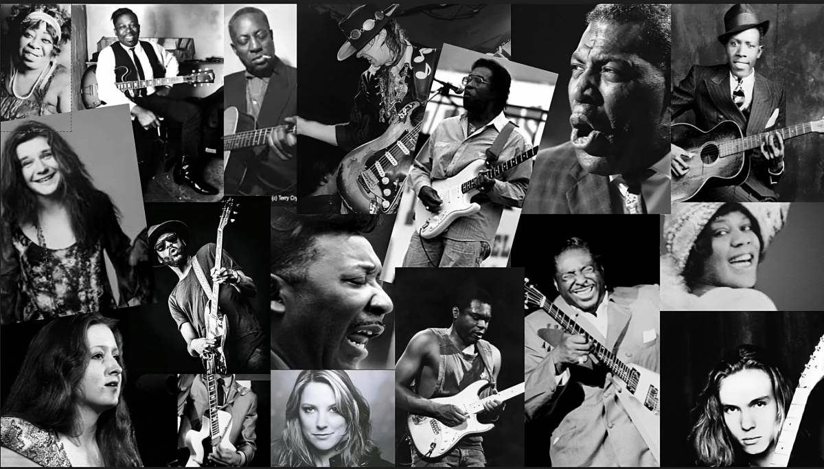 Cantants de la història del blues en una imatge d'arxiu. - Blues Chronicles