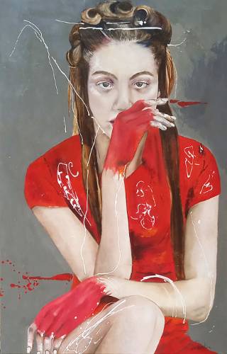 Aquesta és la pintura que participa a la biennal - Aquesta és la pintura que participa a la biennal