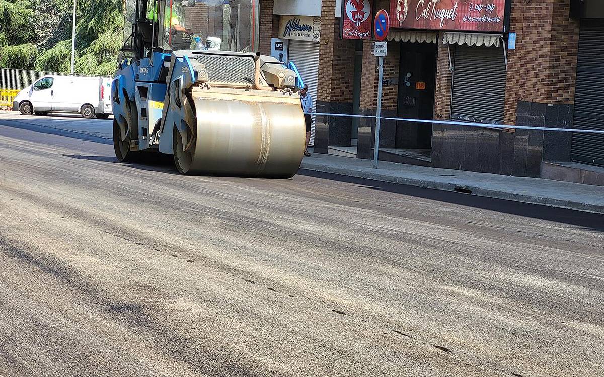 Nous treballs d'asfaltatge a Manresa a partir del 3 de setembre