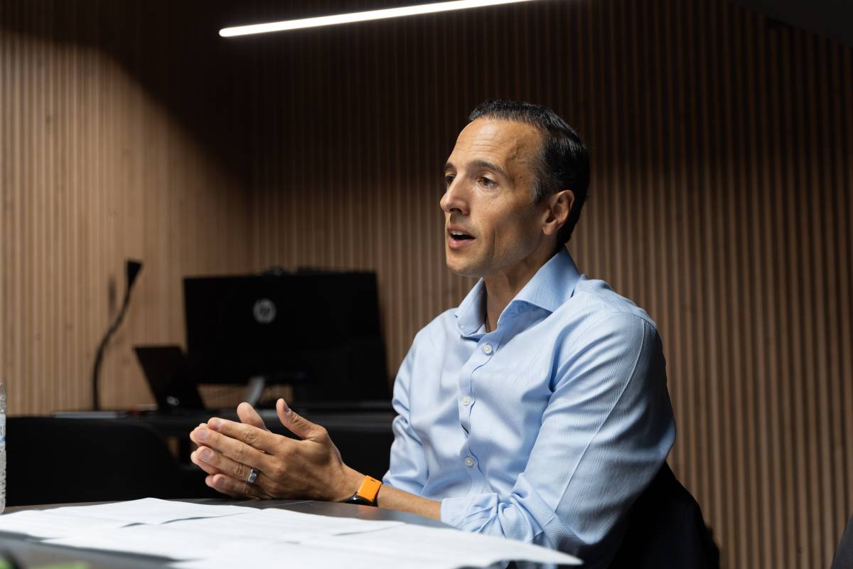 Morilla-Giner, en una de les respostes de l`entrevista - David Chao Morilla-Giner, en una de les respostes de l`entrevista