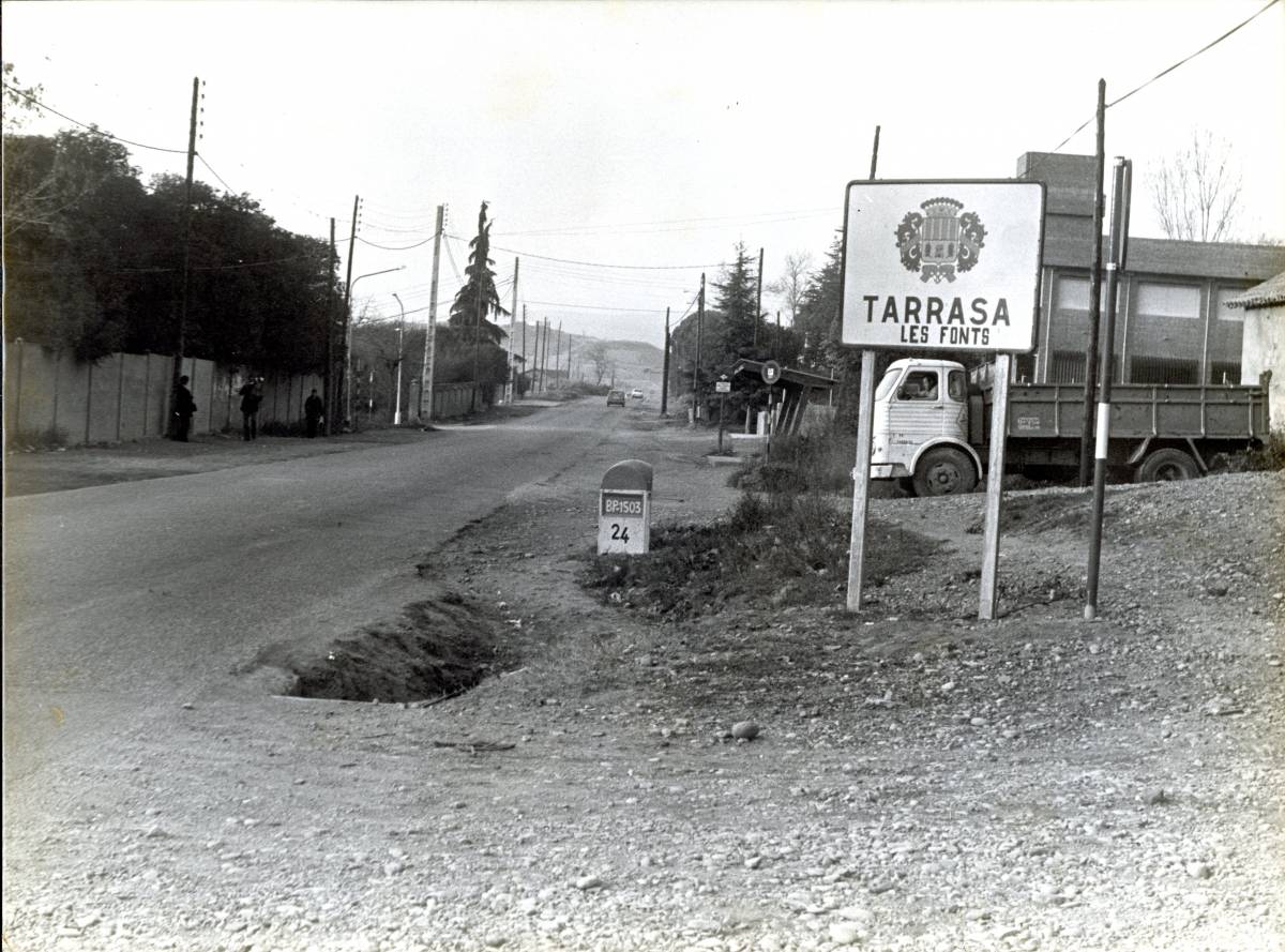 Carretera de Rubí a les Fonts  - Miquel Mundet/Arxiu Diari de Terrassa