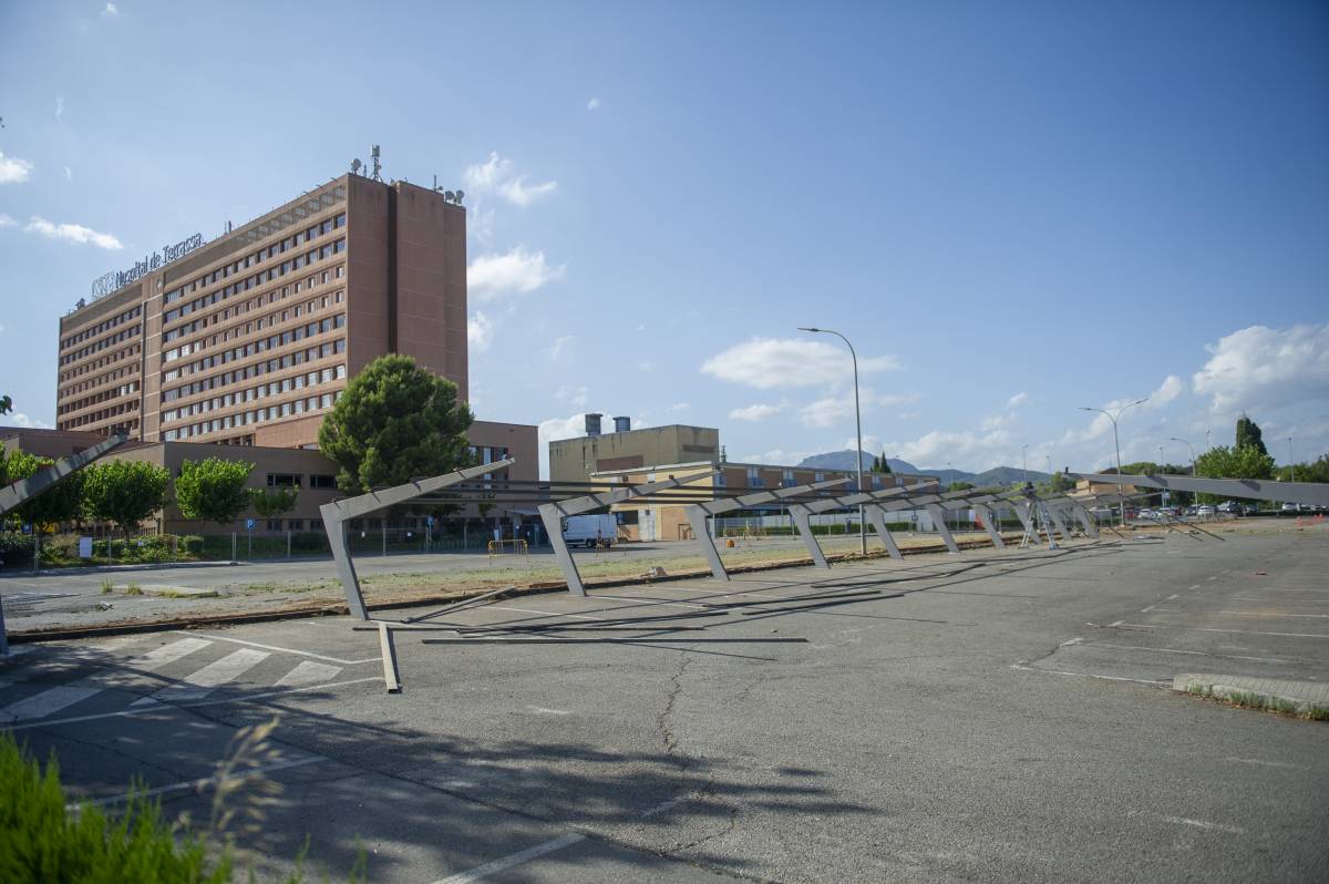Canvis a l'aparcament de l'Hospital de Terrassa