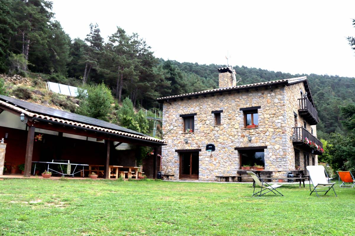 La casa rural Rustic Vilella està ubicada a Gisclareny, al Berguedà - ACN La casa rural Rustic Vilella està ubicada a Gisclareny, al Berguedà