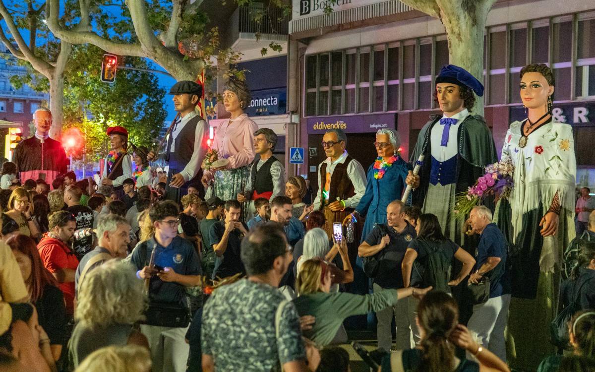 El GegantNit de la Festa Major de Manresa 2025 en imatges