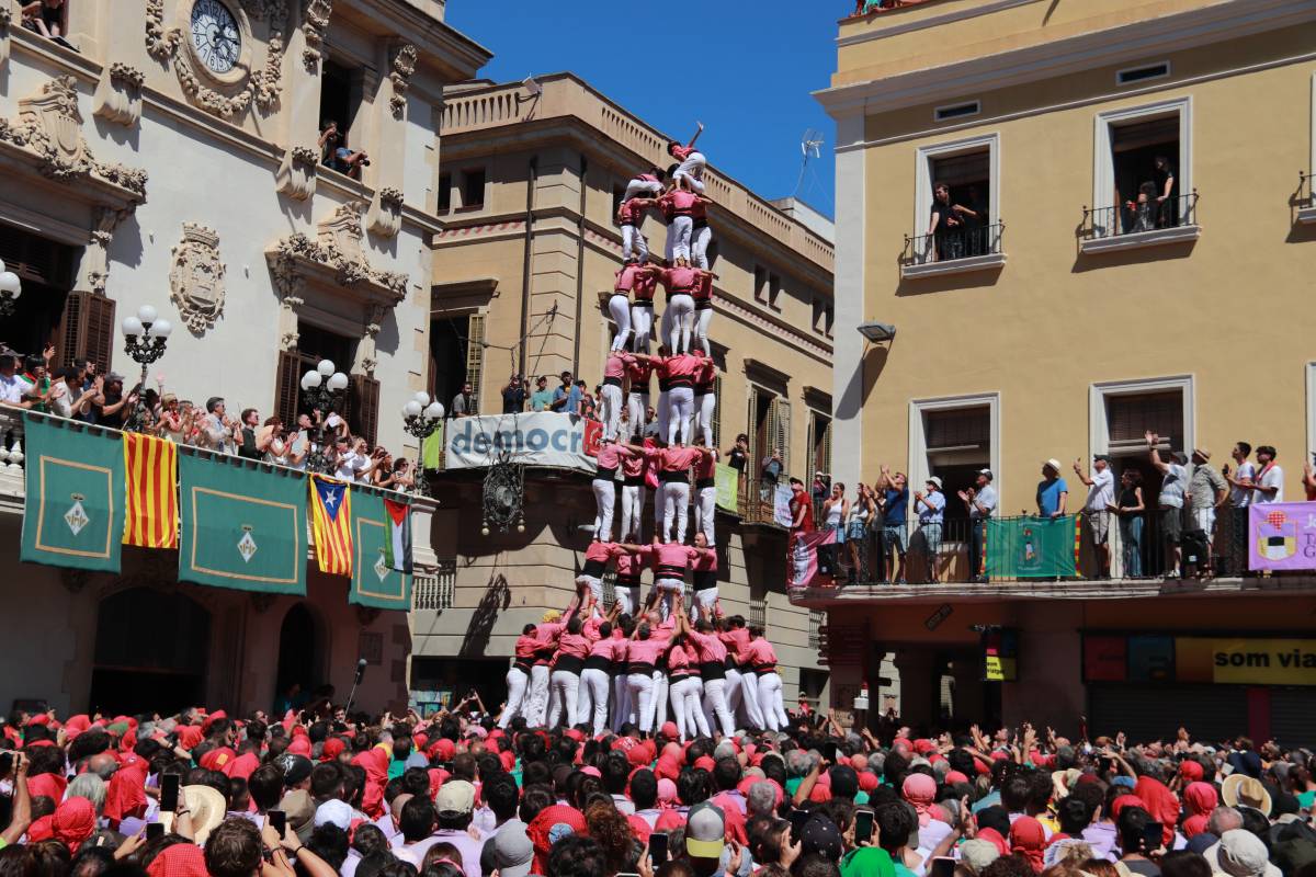 La solidaritat amb Palestina es fa present a la festa major de Vilafranca