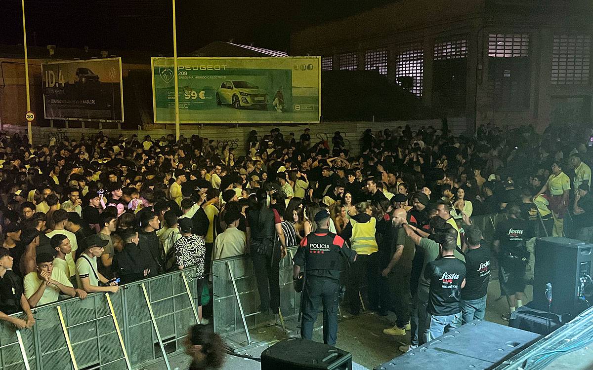 Detingut amb una pota de cabra en ple concert de Festa Major al carrer Sallent