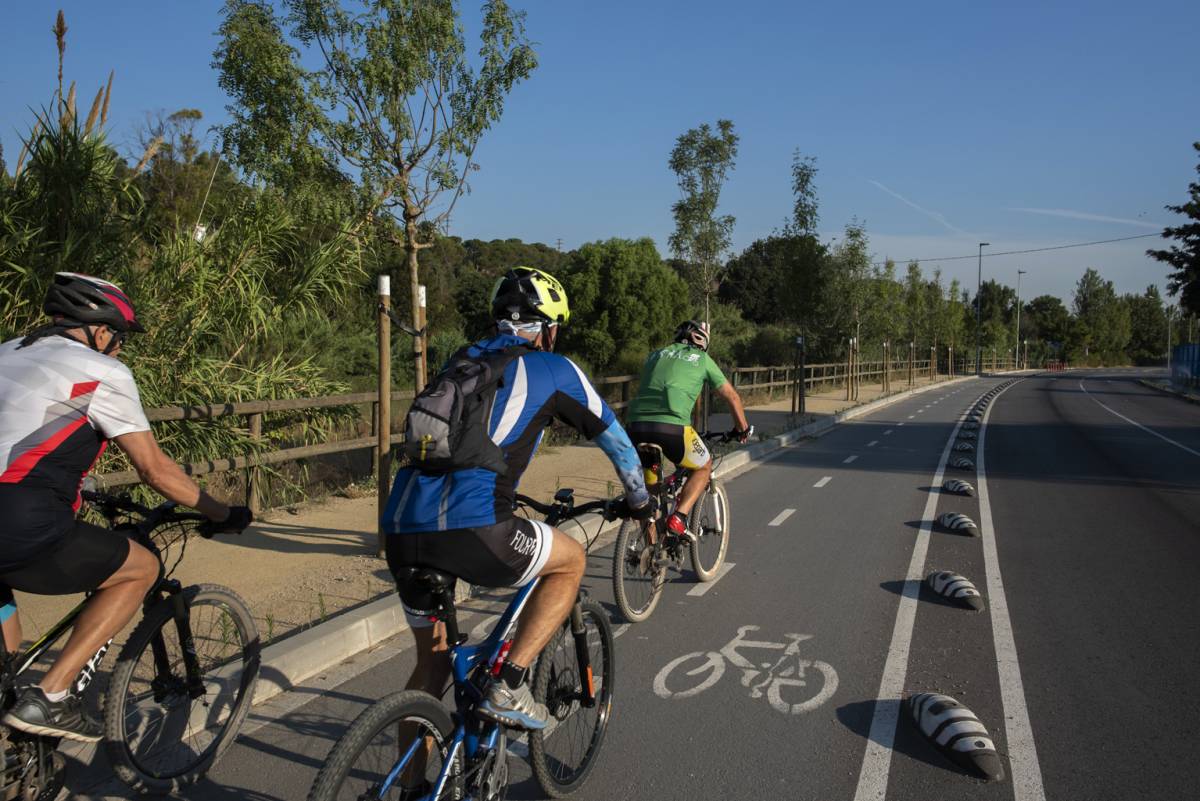 Carril bici al polígon Can Salvatella de Barberà del Vallés - Josep Cano / Diputació de Barcelona