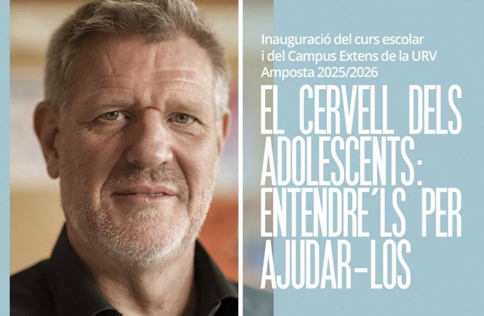 Amposta encetarà el curs escolar amb una conferència de David Bueno sobre el cervell dels adolescents