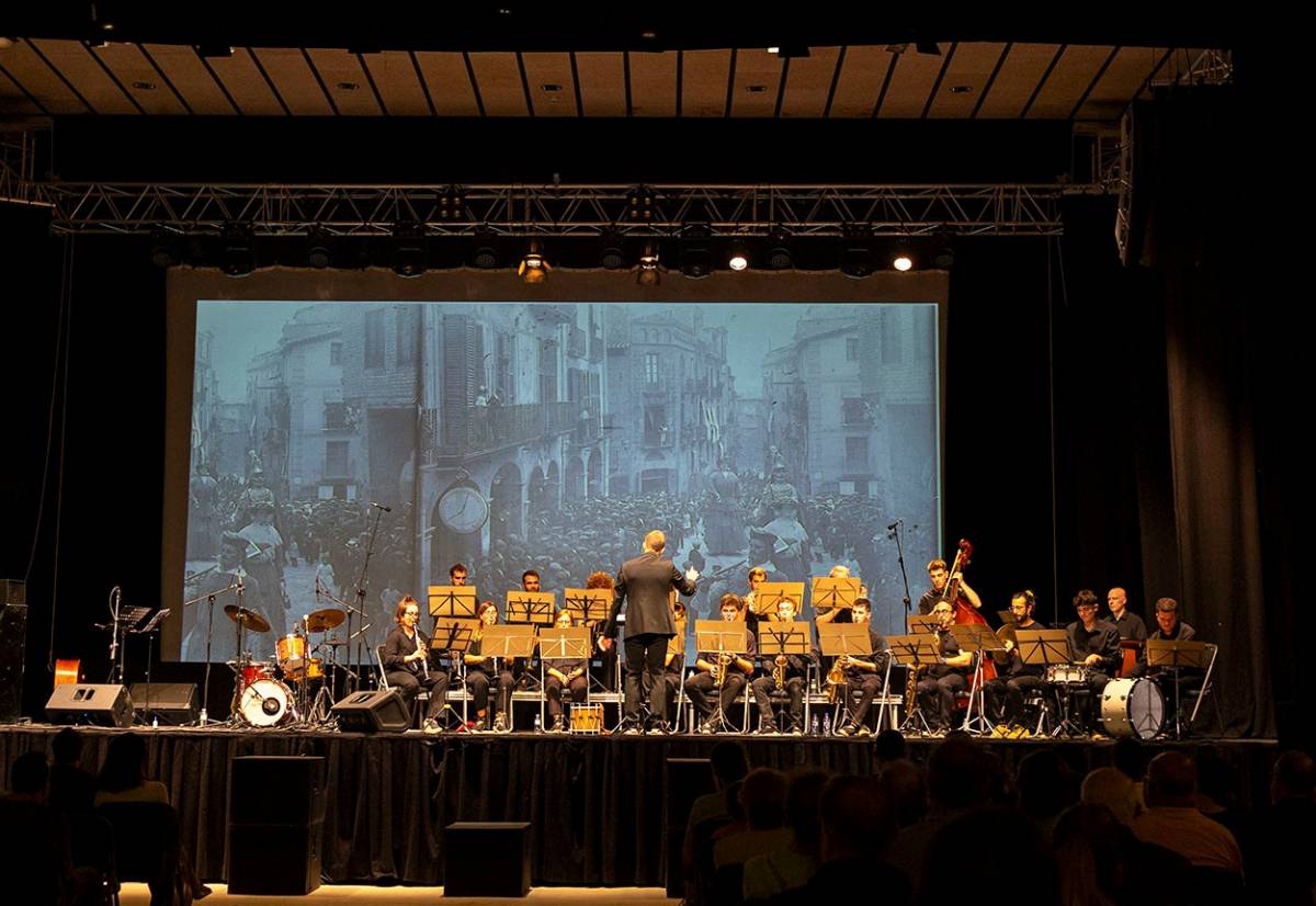 Roger Mas i la cobla solsonina posen en valor el patrimoni musical de la ciutat divendres a la sala polivalent