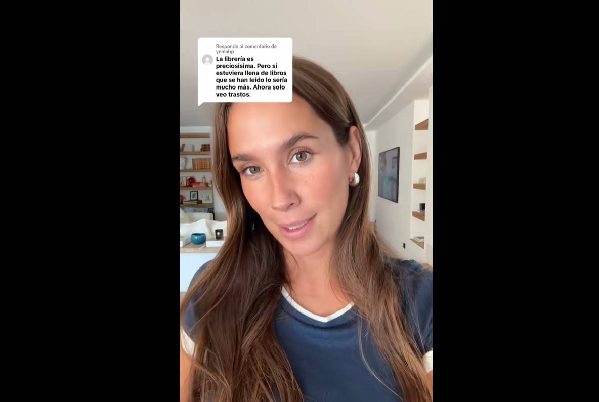 Es viralitza un vídeo de María Pombo sobre llibres: «Hi ha gent a la qual no li agrada llegir i no passa res»