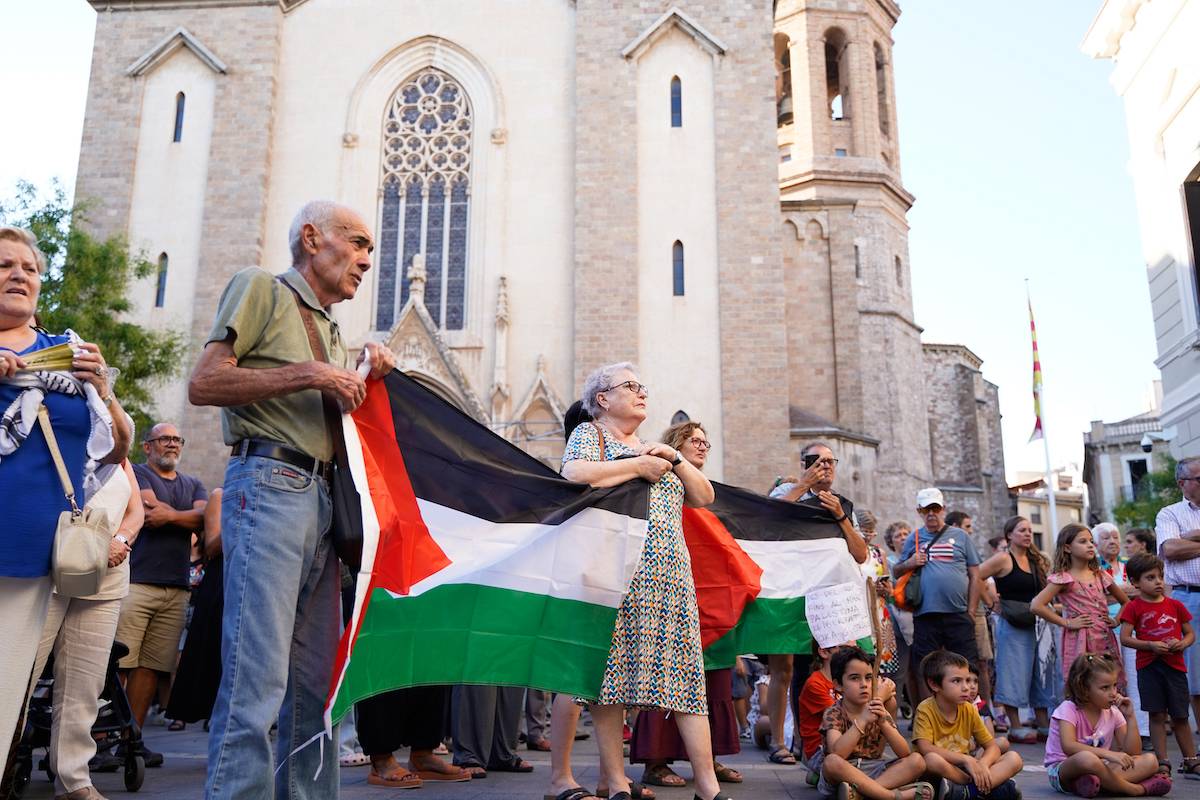 Concentració pro Palestina a Sabadell - David Chao Concentració pro Palestina a Sabadell
