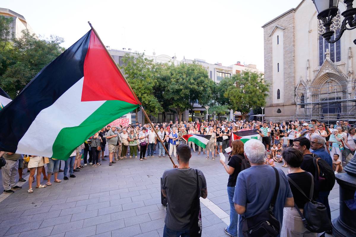 Concentració pro Palestina a Sabadell - David Chao Concentració pro Palestina a Sabadell