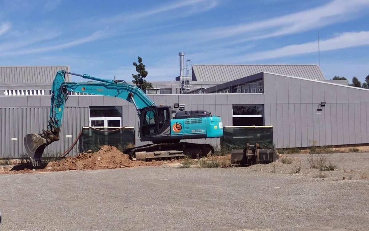 Sant Fruitós inicia les obres del nou pavelló i gimnàs de l'escola Pla del Puig