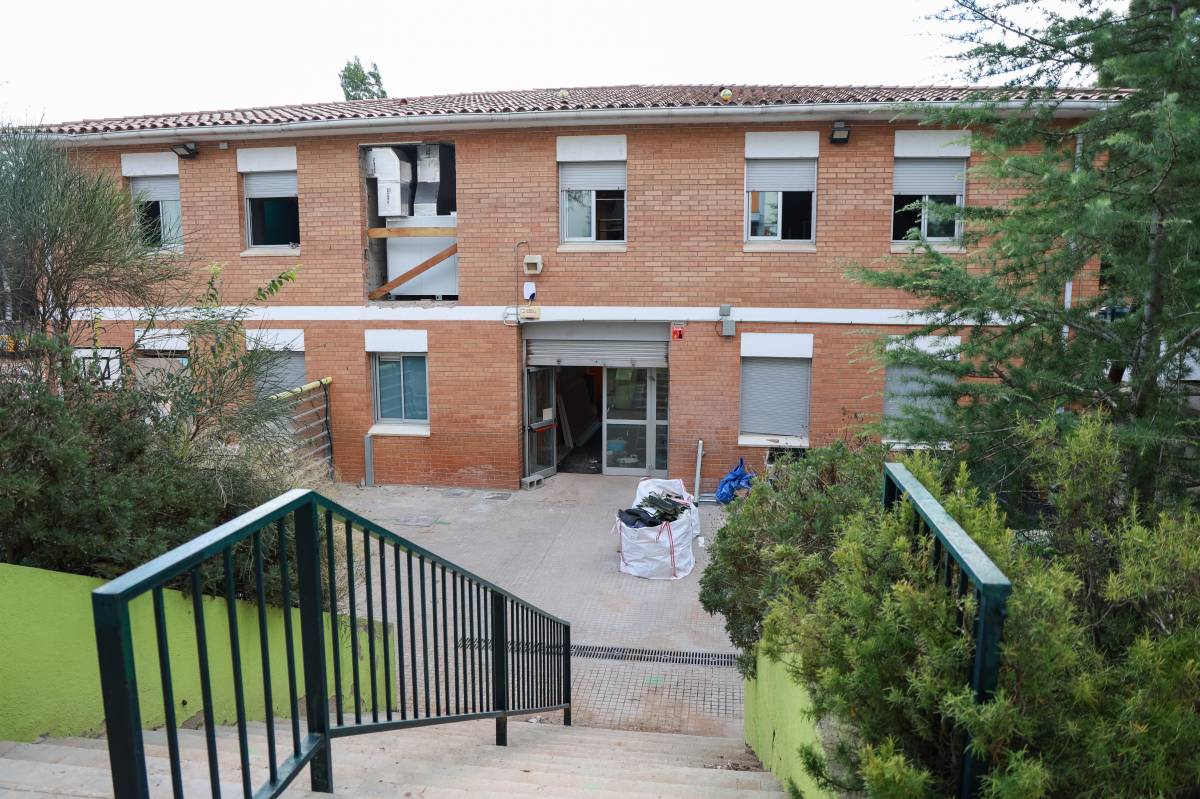 Recta final de les obres de l'IE Sant Esteve