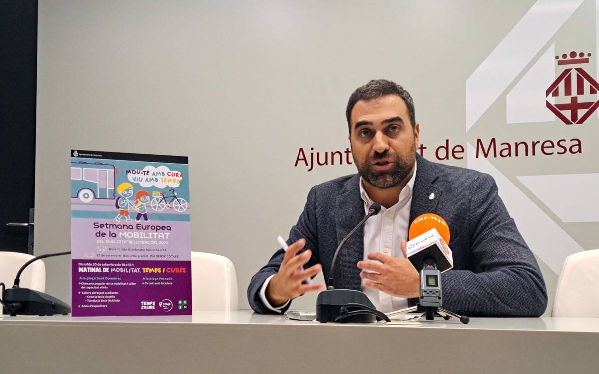 Manresa celebrarà la Setmana Europea de la Mobilitat amb activitats i el bus urbà a 1 euro