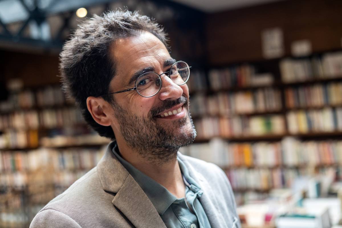 Damià Bardera, fotografiat aquesta setmana a la llibreria Ona - Hugo Fernández