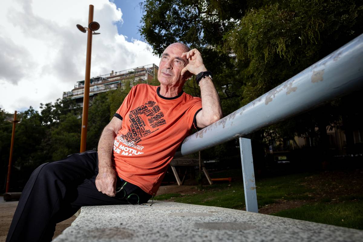 Lluís Llach, fotografiat aquesta setmana a Barcelona - Hugo Fernández