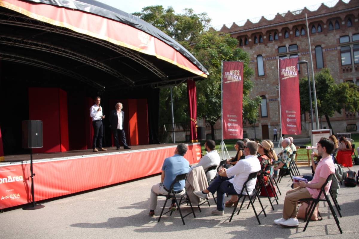 Una imatge del camió-teatre de les Arts en Marxa. - ACN