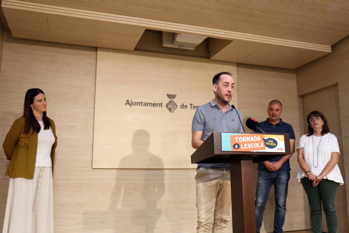 Xavier Cardona, durant la roda de premsa d`aquest divendres al matí a l`Ajuntament - Xavier Cardona, durant la roda de premsa d`aquest divendres al matí a l`Ajuntament