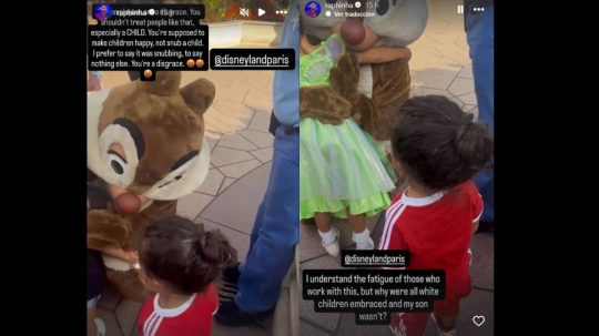 Raphinha denuncia a xarxes el comportament d'un treballador de Disneyland amb el seu fill