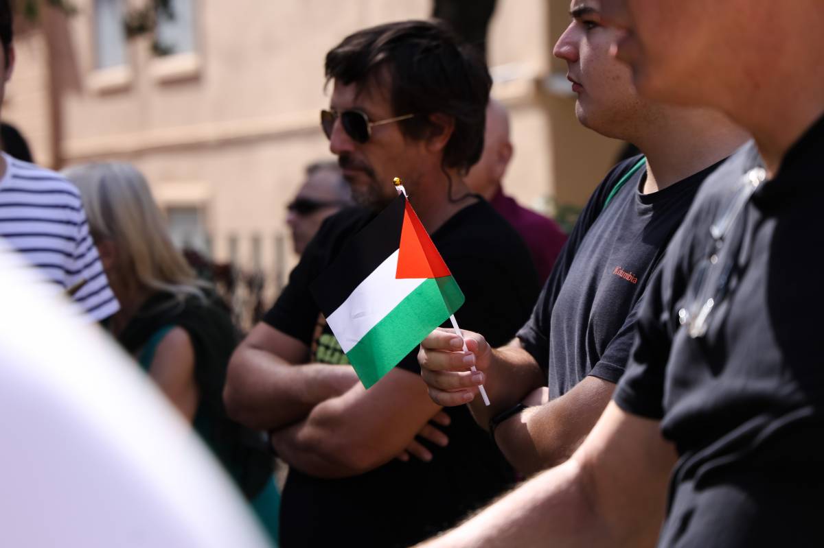 Pisarello ha volgut posar èmfasi en la situació que es viu a Gaza - VÍCTOR CASTILLO Pisarello ha volgut posar èmfasi en la situació que es viu a Gaza