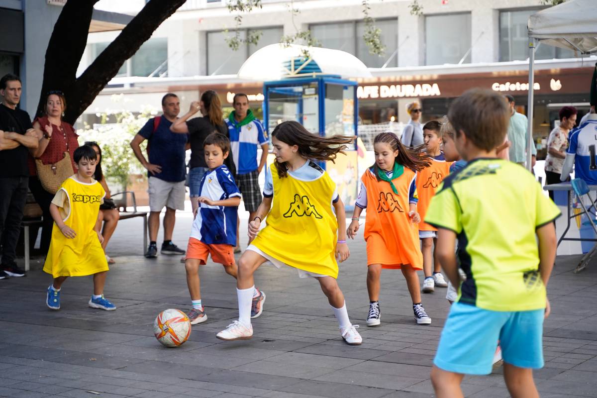 Futbol per als més petits en la Festa Major de Sabadell