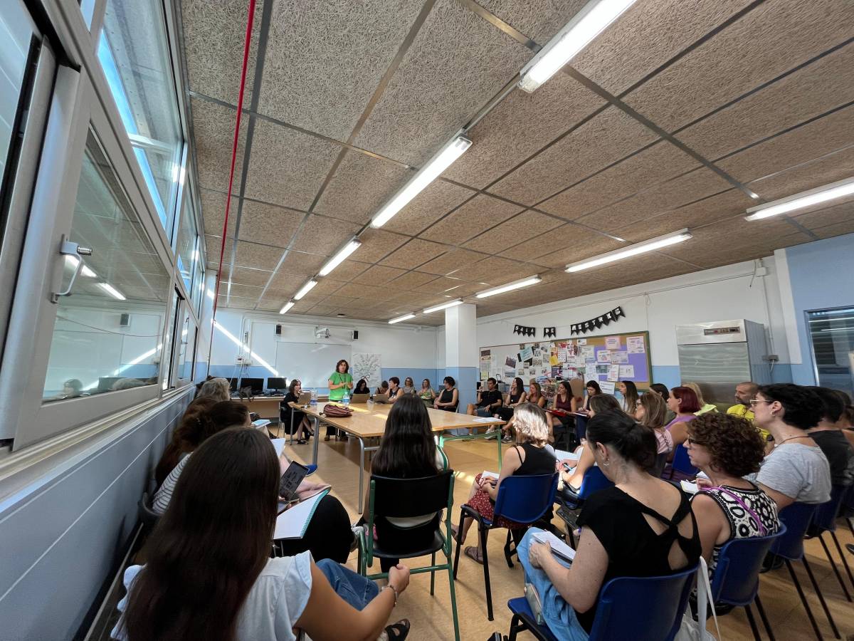 L'abans del primer dia d'escola: 