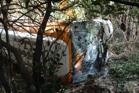 L'accident de l'autocar a Santa Susanna deixa 53 ferits i dos d'ells en estat greu