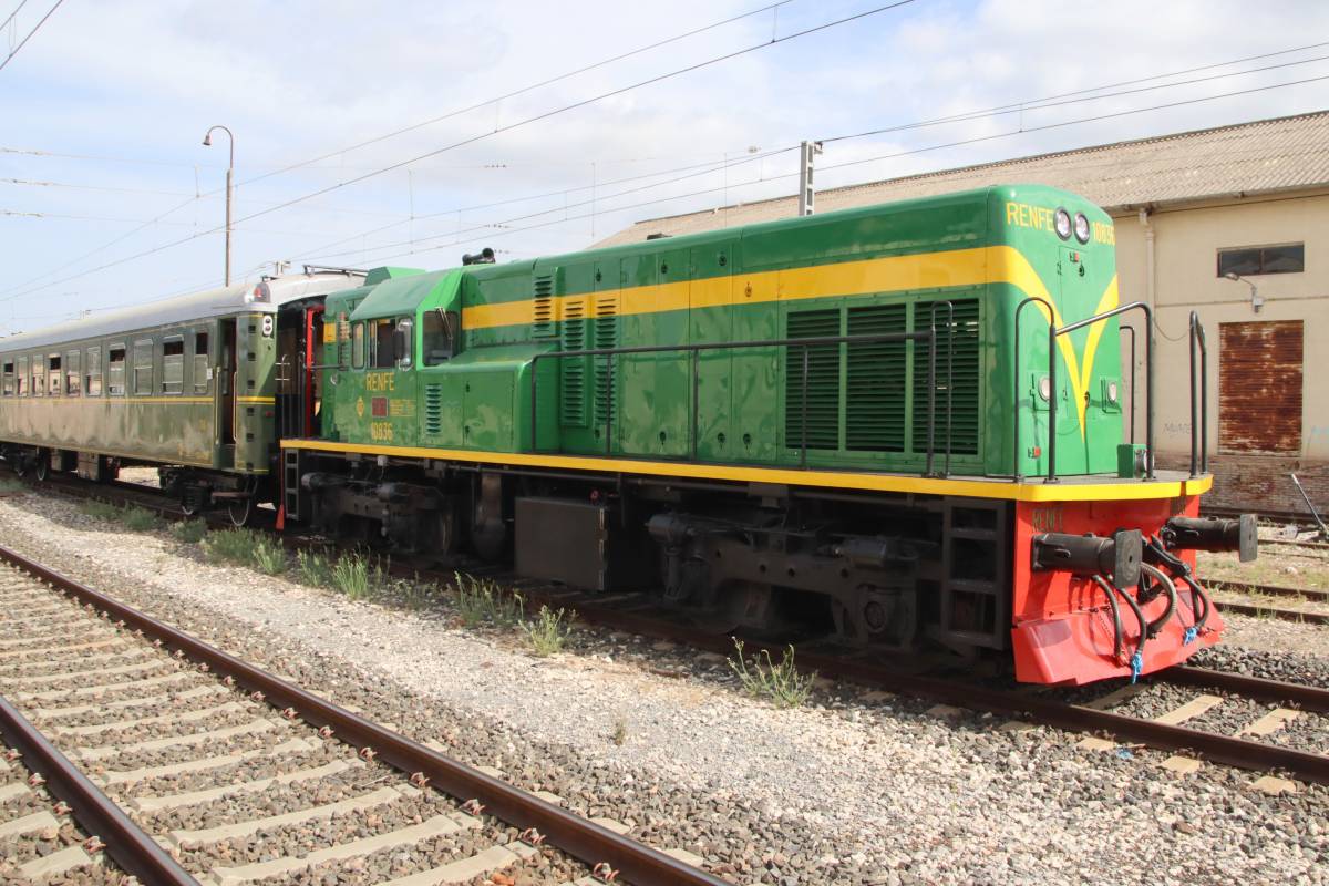 La locomotora històrica Yeyé torna a circular pel Museu del Ferrocarril de Móra la Nova