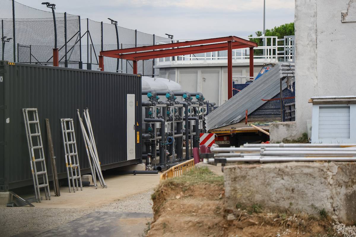 La nova potabilitzadora d'Aigües Sabadell, pràcticament a punt