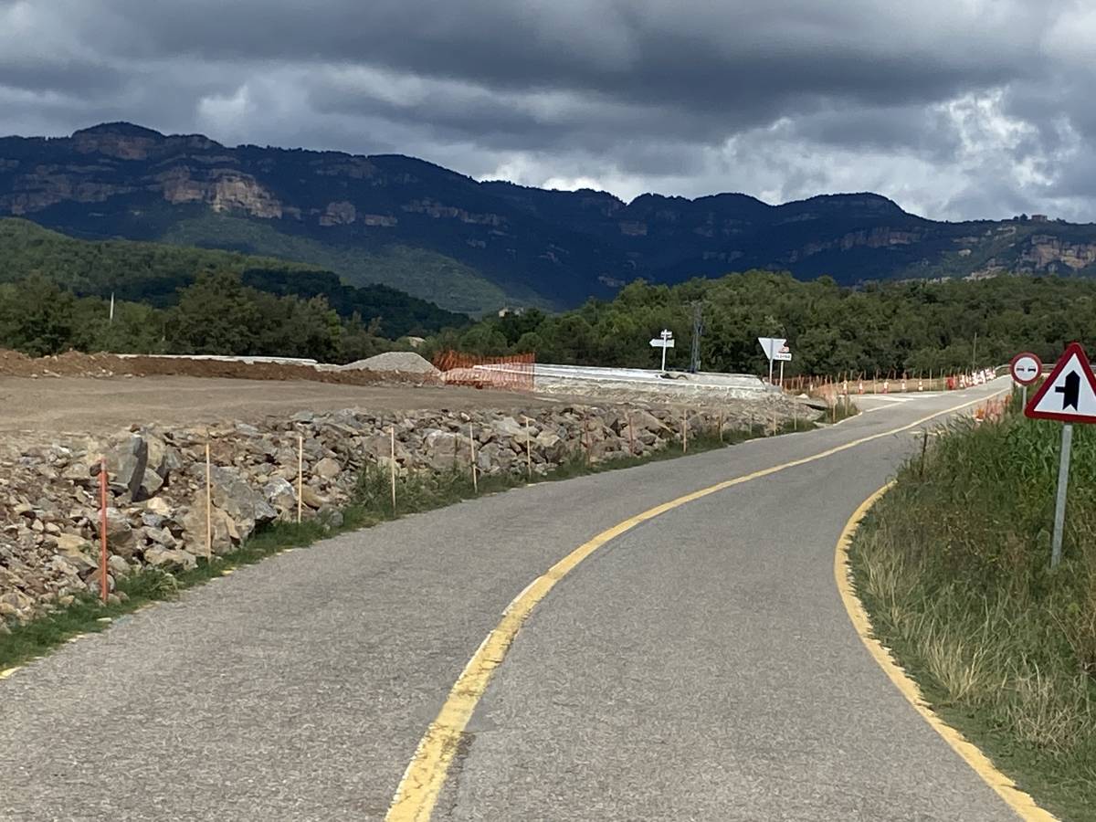 La carretera B-420 quedarà quatre mesos tallada al trànsit entre Navès i l'Espunyola