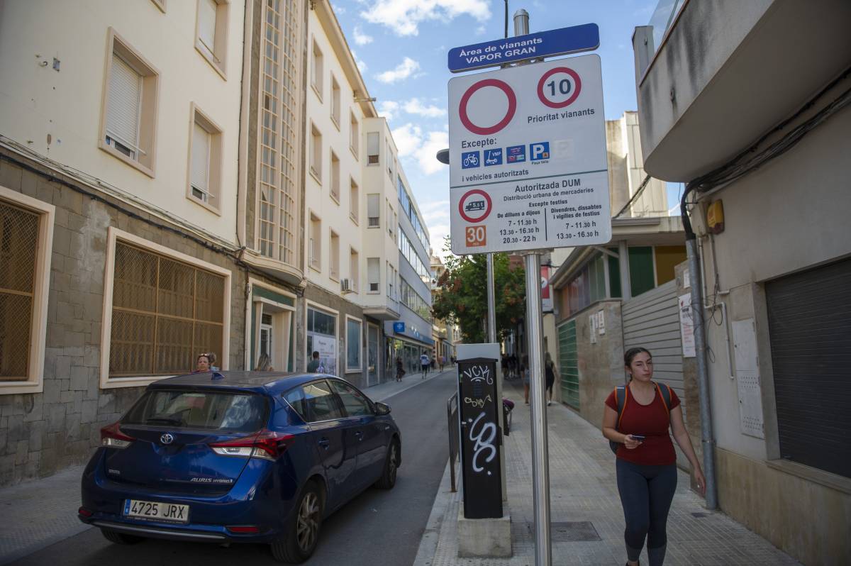 La unificació a les àrees de vianants, a principi del 2026
