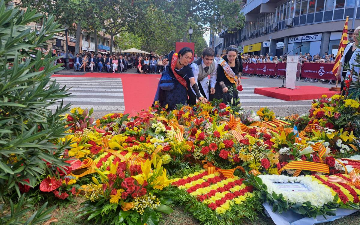 «L'ofensiva judicial contra el català ens interpel·la a tots», alerta Aloy a la Diada de Manresa
