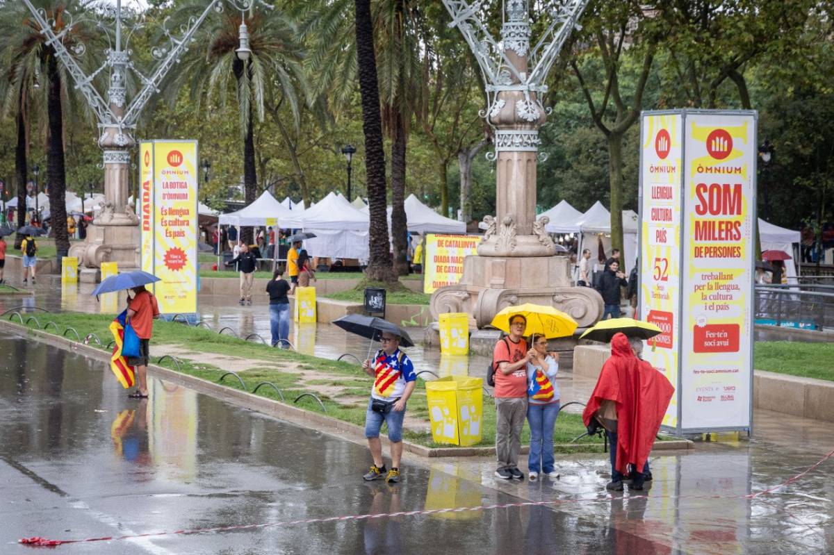 Plourà per la manifestació de la Diada a Barcelona, Girona i Tortosa? Això diu el Meteocat