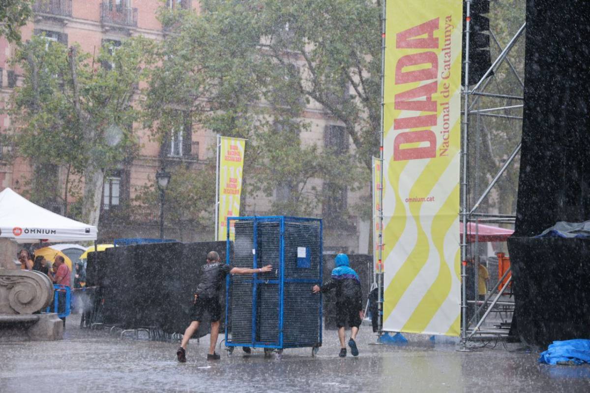 La Diada de Catalunya 2025, en directe: la manifestació tira endavant malgrat la pluja