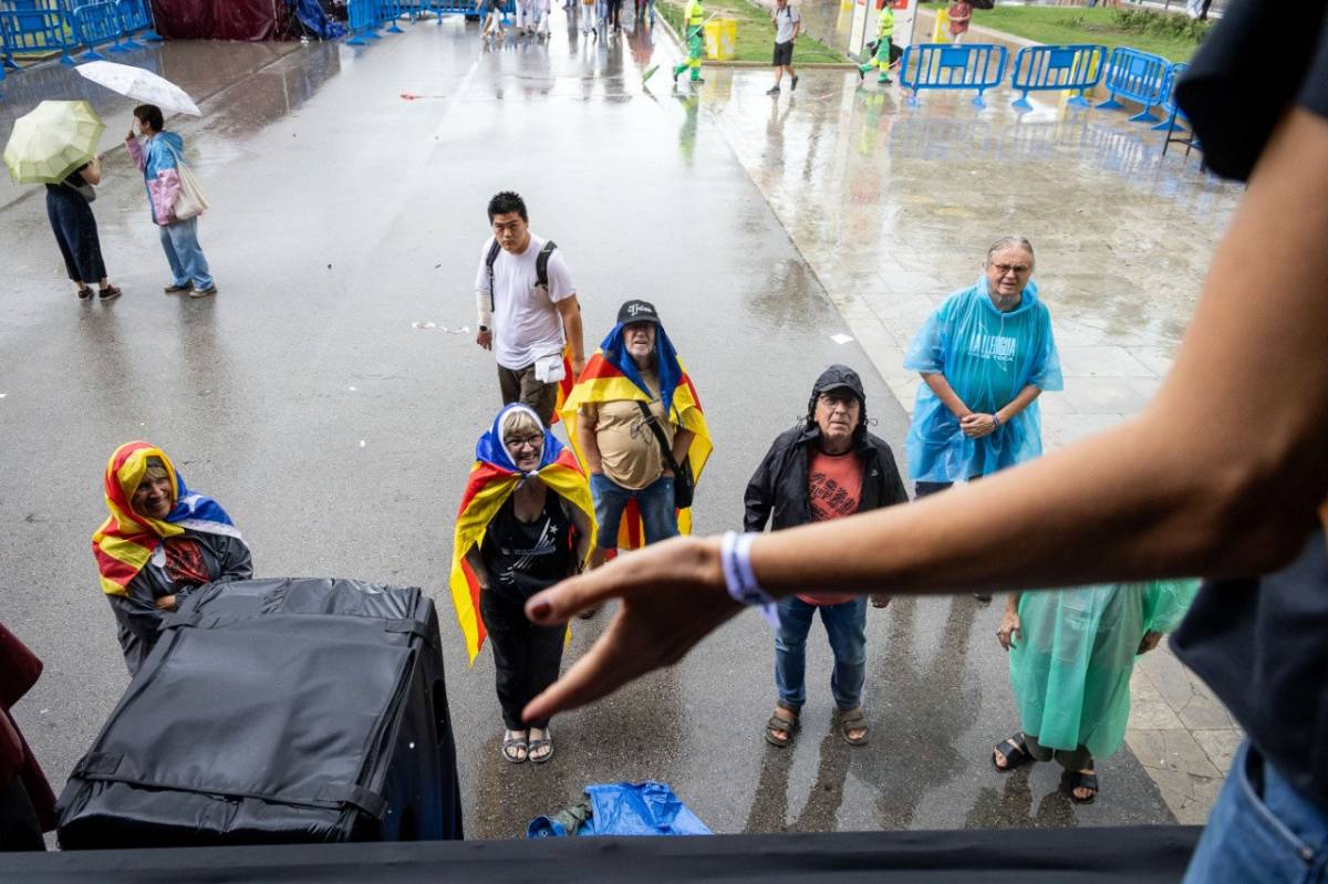 La manifestació de la Diada es manté malgrat la previsió de pluja