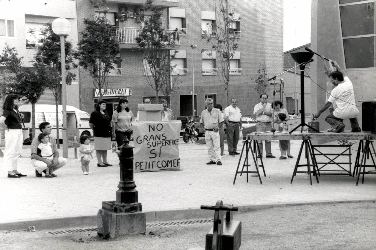 Plaça de Can Palet 1995 - Cristóbal Castro/Arxiu Diari de Terrassa