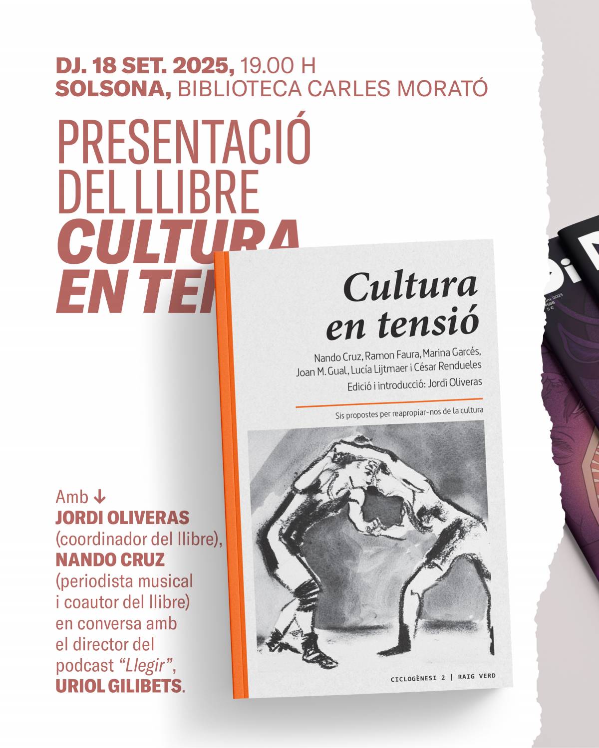 Cartell de l'acte  - 