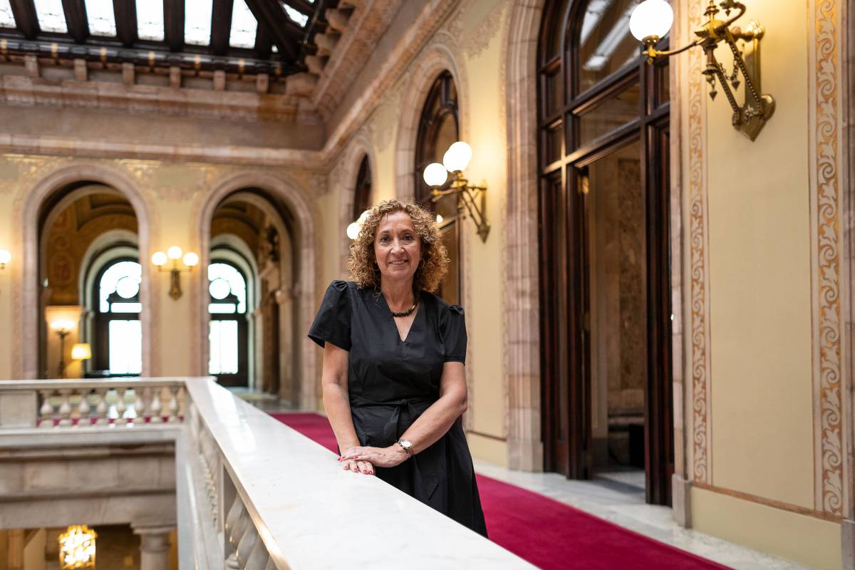 Ester Capella, fotografiada aquesta setmana al Parlament de Catalunya - Hugo Fernández Ester Capella, fotografiada aquesta setmana al Parlament de Catalunya