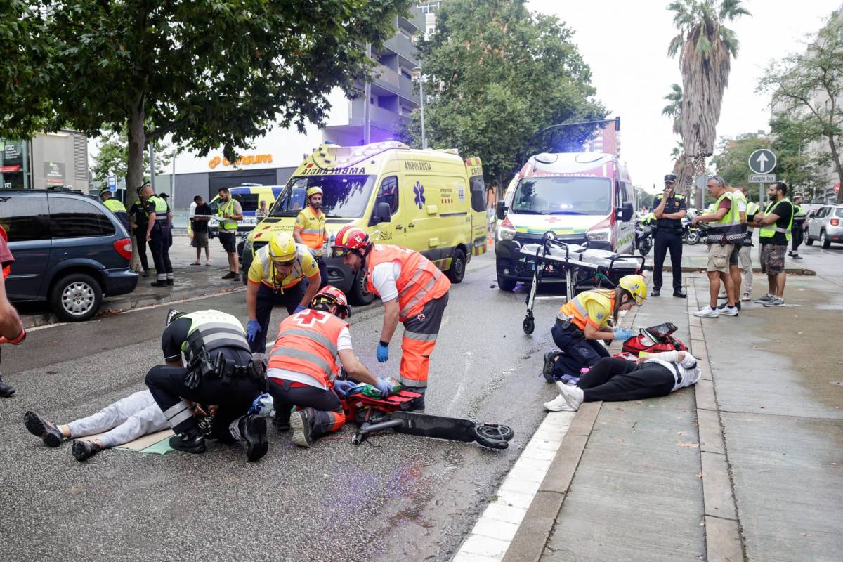 VÍDEO | Un simulacre per practicar com actuar davant un accident de trànsit